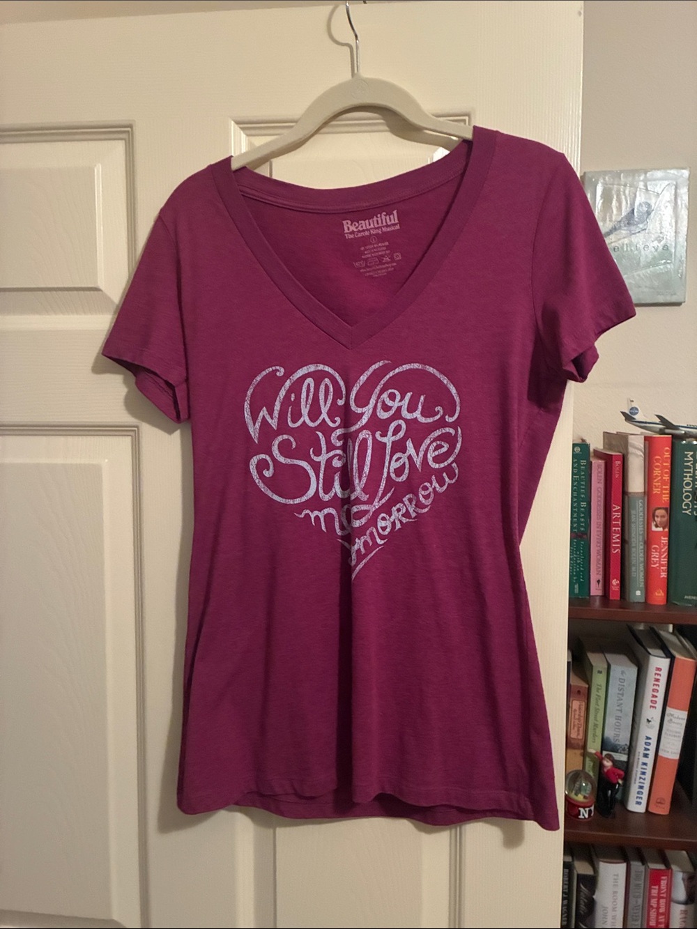 Carole King Musical Will You Love Me Tomorrow Women's V-Neck Tee